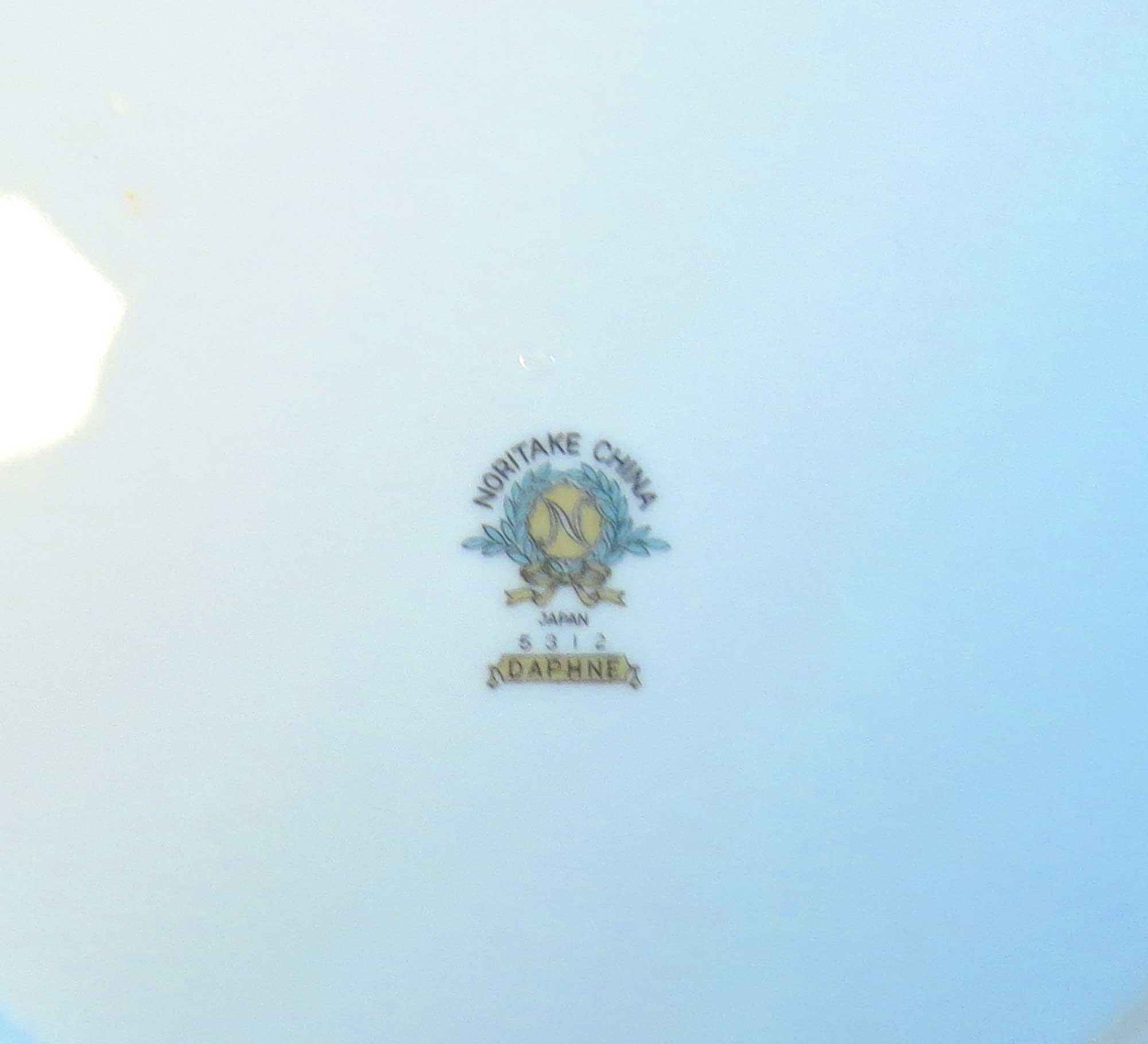 Old NORITAKE CHINA JAPAN 5312 DAPHNE Mark