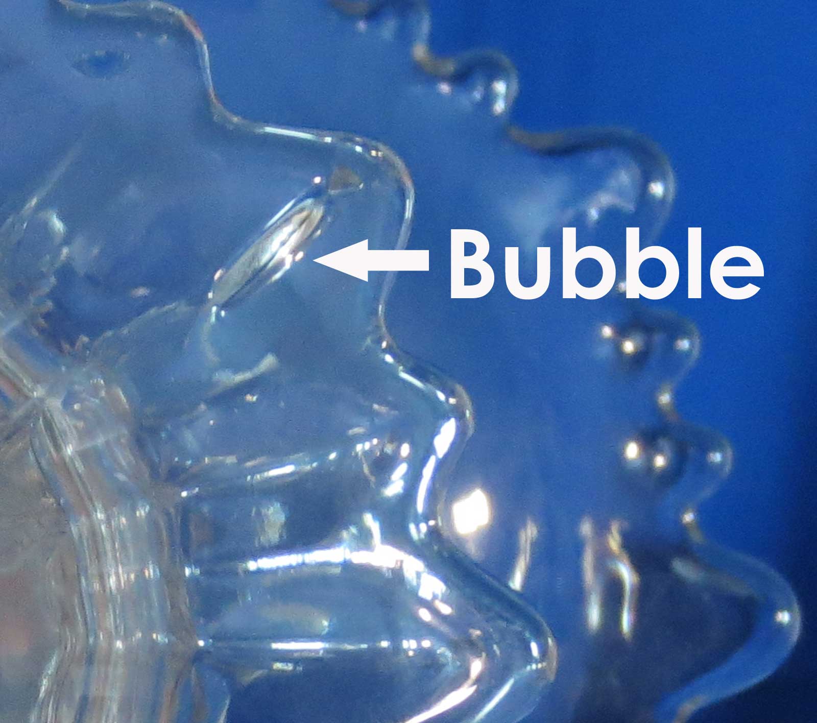 Cambridge Martha Clear Candle Holders 494 Bubble
